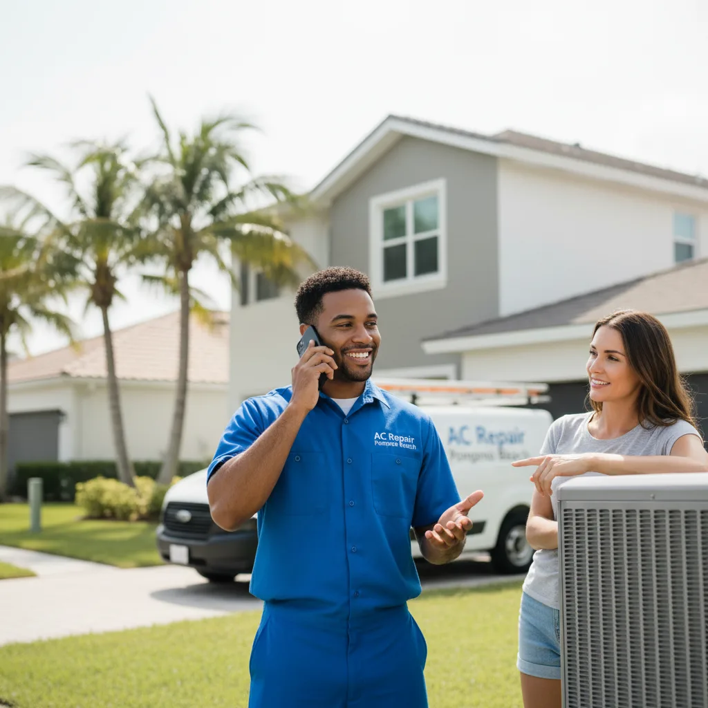 AC Repair Pompano Beach customer support in Rothschild